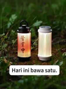 HOHODALINK Lampu Taman Vintage LED Lampu Kemah Gantung Portable untuk Outdoor & Darurat. Bisa COD