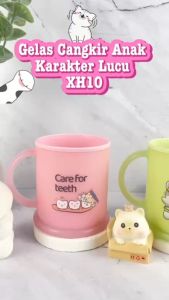 Gelas Anak PP Multifungsi Gelas Minum Anak Motif Lucu Gelas Cangkir Kumur BPA Free XH101