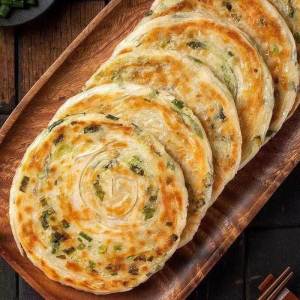 Authentic Shanghai Style Onion Flavored Semi-finished Quick Pancake 20 Pieces