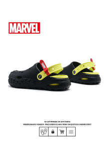 Marvel Mens Outdoor Sports Anti-slip Beach Sandals 2025 Summer Clog Shoes Youth Trendy Flat Footwear Daily Wear Durable