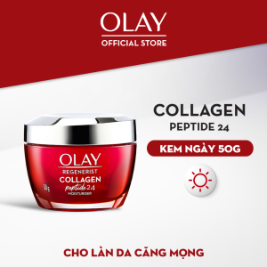 Kem Dưỡng Ban Ngày OLAY COLLAGEN Peptide 24 Căng Mướt Sáng Khỏe & Phục Hồi Dấu Hiệu Lão Hóa Hũ 50G