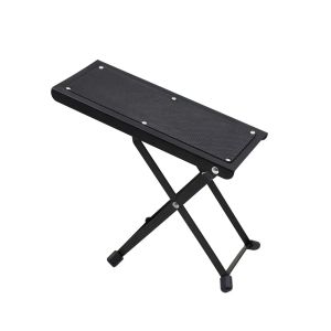 IRIN | IRIN Guitar Footrest Pedal Metal Footboard Height Adjustable Non-Slip Pads Foldable Support Foot Stool Sturdy Durable Guitar