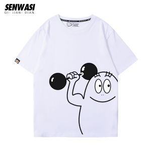 senwdsi | Family Cartoon Short Sleeve Cotton Leisure T-shirt