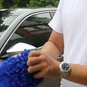 Sarung Tangan Cendol Mikrofiber 2 Sisi Kain Lap Pembersih Cuci Motor Mobil Serbaguna HM1000