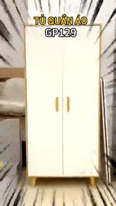 Tủ quần áo gỗ MDF Dongwha cao cấp phong cách Nordic hiện đại - GP129