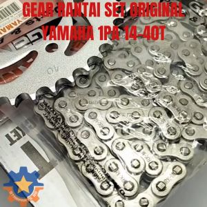 GEAR RANTAI SET YAMAHA 1PA 14-40T MOTOR VIXION NEW/LAMA MX KING KUALITAS ORISINIL ASLI YGP GER GIR