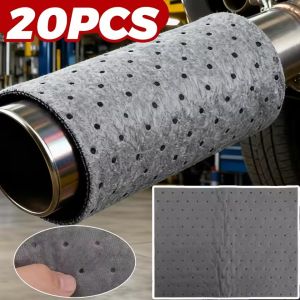 20PCS Car Motorcycle Service Mat Oil Absorbent Pad Garage Driveway Maintenance Heat Resistant Drip Catcher Vehicle Leak Repair