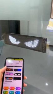 LED Matrix RGB Lights Pattern Graffiti Led Lamp Party Car Shop Led Display Flexible Foldable Scrolling Text Led Screen