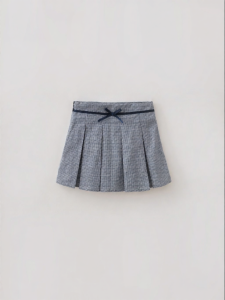 Marc&Janie | Vintage Check Cotton Pleated Skirt