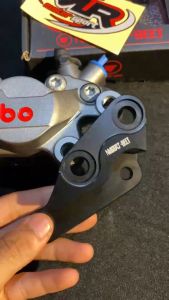bracket kaliper depan brembo 4 piston ninja 150 r ss piringan 280mm