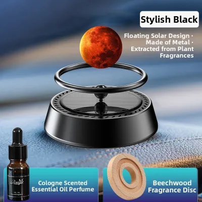 MEISITEKEKE | Creative Magnetic Floating Solar Car Aromatherapy Pendant