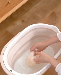 ถูกที่สุด!! ถังพับได้ พกพา ประหยัดพื้นที่ จัดเก็บ ถังน้ำ สีพาสเทล อเนกประสงค์ สินค้าพร้อมส่ง