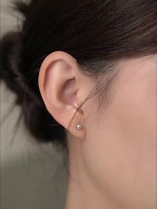 Rare Gray All-Match Pearl Earrings