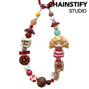 Creative Cartoon Bubble Candy Colored Resin Heavy Duty Mobile Phone Chain Lanyard Bag Hanging Accessory New Model