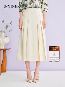 YINER | Elegant Asymmetric Layered A-Line Skirt