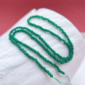 Flashy Half-Finished Products 2mm round Beads Facet Cut Loose Beads DIY Tassel Pendant Clavicle Chain Accessories