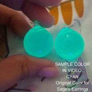 BBM VALORANT Sage Earrings GLOW IN THE DARK for Cosplay Women Accessories