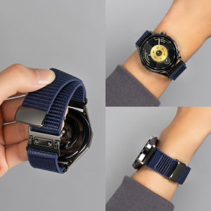 YOURSTAR | High-end Magnetic Metal Buckle Nylon Sports Strap for Huawei Smartwatches