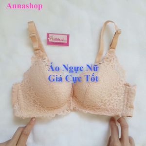 Áo lót ngực nữ vải ren cài trước cao cấp thiết kế đơn giản trẻ trung dễ phối đồ (MS 04076) Anna Shop