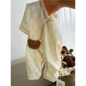 Newborn Baby Romper Spring Autumn Pure Cotton Aa Class No Seam Baby Clothes Air Conditioning Suit Baby Clothes Low Waist Short Pants