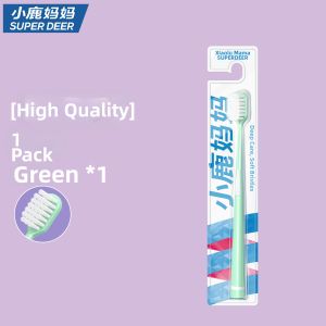 SUPER DEER | Extra Soft Family Clean Toothbrush Wide Head Adult