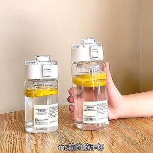 [SHOW UNIT] ARI Muji Water Bottle Japanese Minimalist Style Drinking Bottle Ins Water Bottle Transparent Air Botol Simple 550/800/1000ml