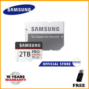 100% Original (Free Card Reader) (Free Shipping) Samsung  128GB 256GB 512GB 1024GB 1TB 2000GB PRO Endurance microSDXC Memory Card for Video Monitoring with SD Adapter