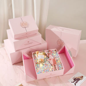 Birthday Gift Box Surprise Present for Girls Empty High-End Handmade Packaging Korean Style Wedding Celebration Supplies