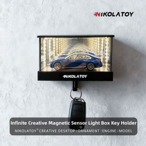 NIKOLATOY | Đèn Tường Từ Induction 4D Mô Hình Garage Người Đứng Chứa Khóa