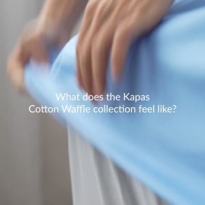 KAPAS LIVING | Duvet Cover | Cotton Waffle & ELS Cotton| Single / Queen / King / Super King