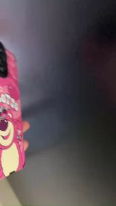 Ốp lưng điện thoại iphone vân sọc hình gấu Lotso hồng dành cho ip 7/8/plus/xs/xsmas/11/12/13/14/pro/promax - Shopbo247