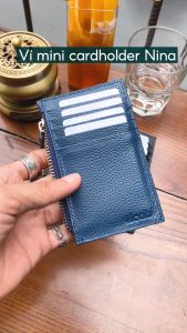 Ví mini card holder da bò Nina Vicobi M4
