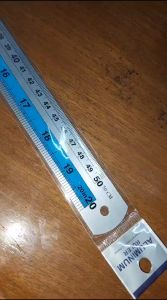 Penggaris Alumunium 50 Cm 60 CmWarna Warni - Ruler Aluminiun Mistar - Murah