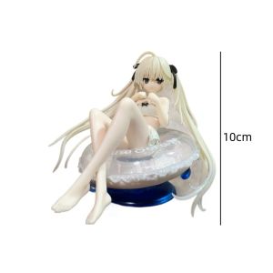 Bandai | Kasugano Sora Anime Figure Yosuga No Sora Aqua Float 10CM PVC Bikini Girl Action Figure Desktop Decoration For Otaku Collection