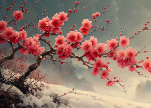 BILIBILI | DIY Oil Painting By Numbers Kit Blossoms Sunrise Scenery Mount Paint By Numbers Diy Numbers Painting Art On Canvas By Numbers