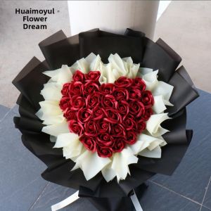 Gift Simulation Soap Flowers Rose Bouquet