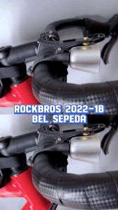 ROCKBROS 2022-1B Bicycle Chopper Bell Stainless Bike Horn Bel Sepeda Model Retro