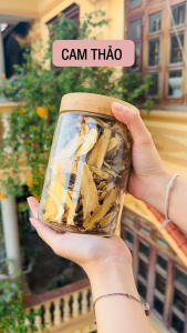 Cam thảo lát tròn 1kg sấy khô tự nhiên không chất bảo quản - Chợ Thảo Dược Việt