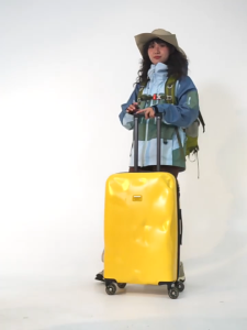 【MALAYSIA】JUPITER FLY Concave-Convex Luggage Damaged Trolley Case for Women Internet Celebrity Suitcase