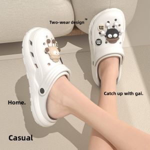 MONLEYTA | Womens Thick Bottom Sandals Summer New Outdoor Beachside Anti-slip No Odor Couple Anti-odor Slip-On Slippers