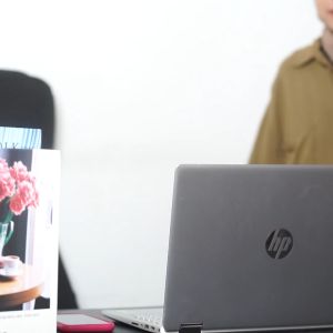 Alona Leather Jakarta - Berly Id card Name Tag Kulit Sapi landyard Papan Nama Model CUSTOM NAMA