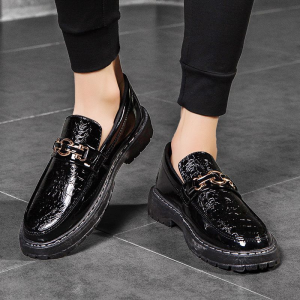 2025 Mens Loafers Shoes For Men Black Shoes For Men Casual School Shoes For Men Anti slip Mens Loafer Shoes Size 39-45