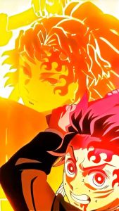 Kaos Tanjiro Kamado Demon Slayer 0057 Baju Anime katun 24s Jepang T-Shirt Anime Manga