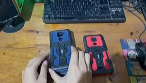 Case Hp Untuk Oppo A55 4G New Casing Kickstand Clip Robot Armor