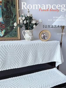 Neutral Piano Cover Classy French Half Cover Mid-Ancient Silent Organ Cover Cloth Scandinavian Dust Cover Minimalist Modern Full Cover