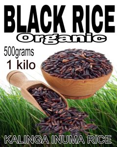 BLACK RICE ORGANIC KALINGA MOUNTAIN PROVINCE 1kilo