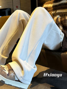 กางเกงขายาวทรงหลวมสไตล์อเมริกันสำหรับผู้ชาย ทรงตรง ทรงหลวม ทรงลำลอง ฤดูใบไม้ร่วง แฟชั่น เหมาะกับวัยรุ่น