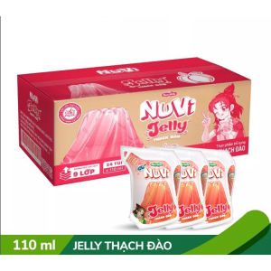 Thùng 24 Túi Nuvi Jelly Thạch Đào túi NuVi Power 110ml-TUH