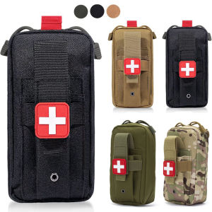 Medical EDC Bag Molle First Aid Kit Portable Outdoor Rescue Bag Tourniquet Scissors Bag Hunting Survival Pack Hiking Accessories