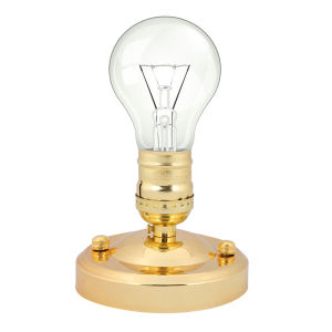 E26/E27 Ceiling Light Base Holder Vintage Industrial Ceiling/Wall Light Base Holder Pendant Bulb Lamp Screw Socket Bronze